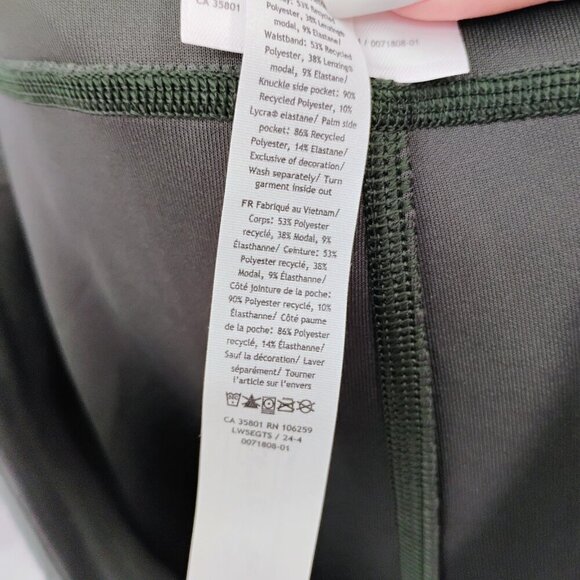 Lululemon Softstreme High-Rise Pant Size 14 r Grey Eucalyptus - Picture 12 of 14